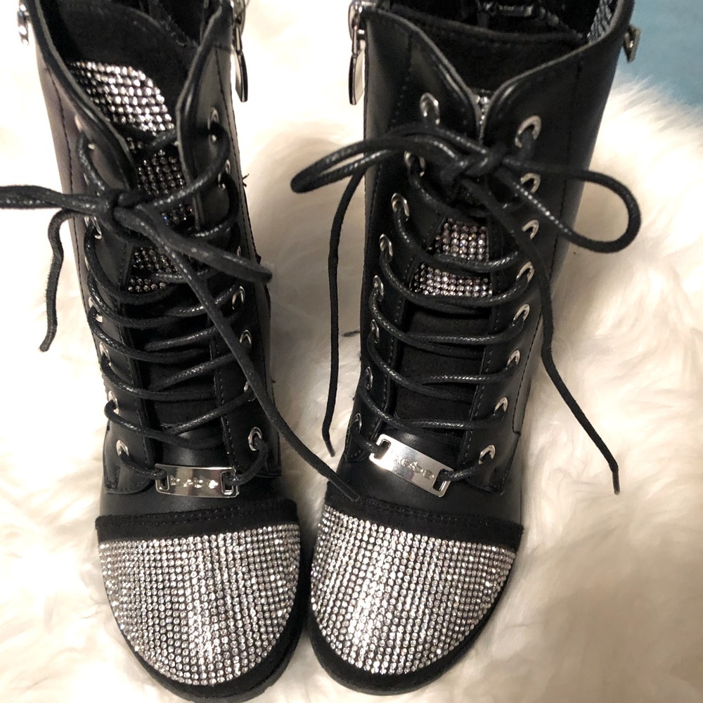 Girls Bebe Combat Boots